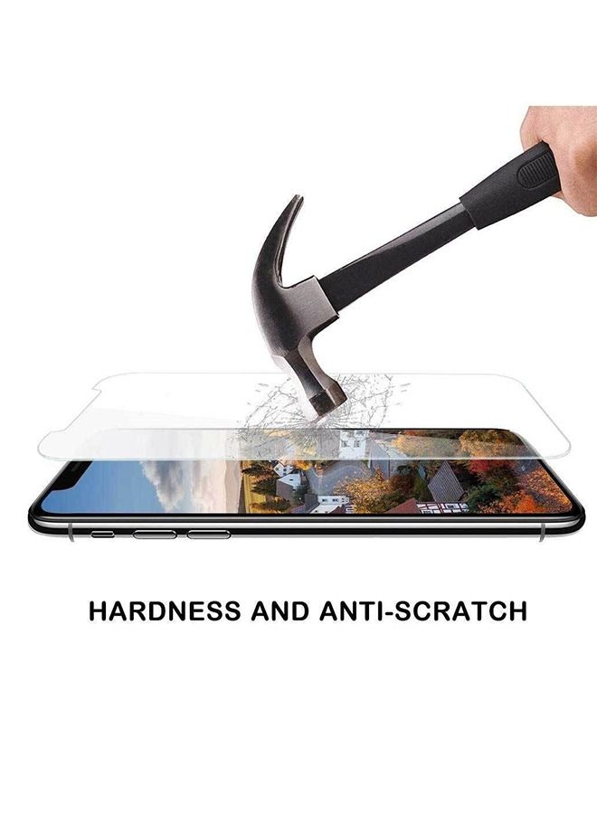 Apple iPhone X واقي شاشة من الزجاج المقوى 9H صلابة سهلة التركيب وخالي من الفقاعات - Image 4