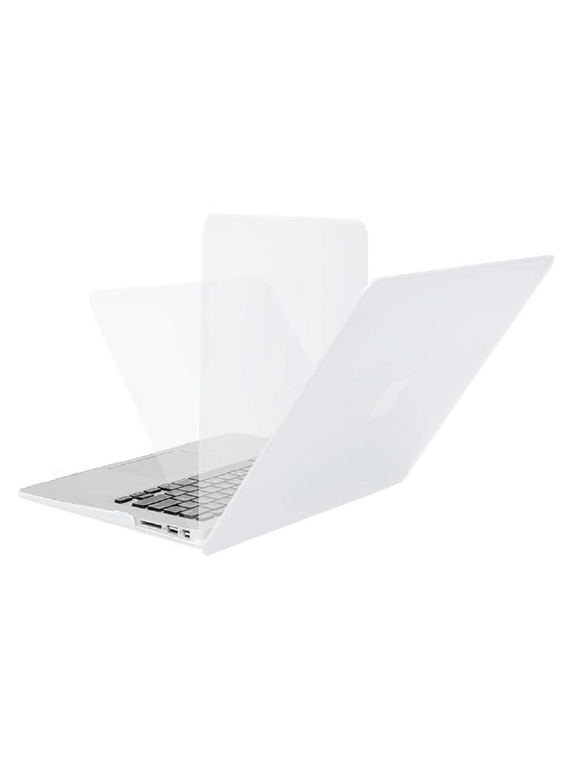 Hard Shell Case Cover Compatible with Older Version MacBook Air (11-inch, 2010/2011/2012/2013/2014/2015) Model: A1370/A1465, (MC505xx/A, MC506xx/A, MC968xx/A, MC969xx/A, MD223xx/A, MD224xx/A, MD711xx/A, MD712xx/A, MD711xx/B, MD712xx/B, MJVM2xx/A, MJVP2xx/A) White - Image 4