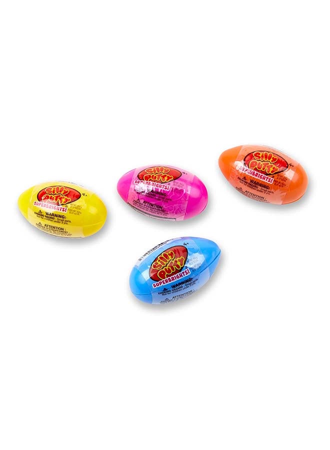 Silly Putty Egg Assorted Color 1 pcs | Classic stretchy, bouncy | Makes the perfect stocking stuffer, birthday party Favor, or Easter basket filler | Silly Putty is safe and nontoxic| Suitable for 4years + - view 2