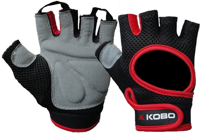 Kobo Gym Gloves Unisex Hand Protector for Fitness Weight Lifting (IMPORTED) (WTG-03) - Image 3