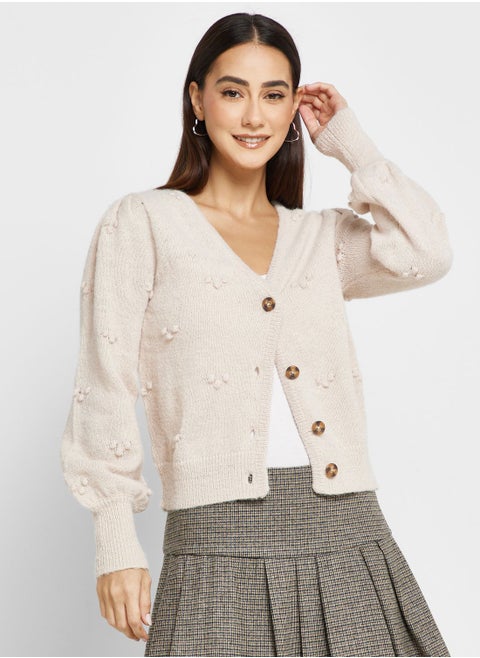 Button Detail Cardigan