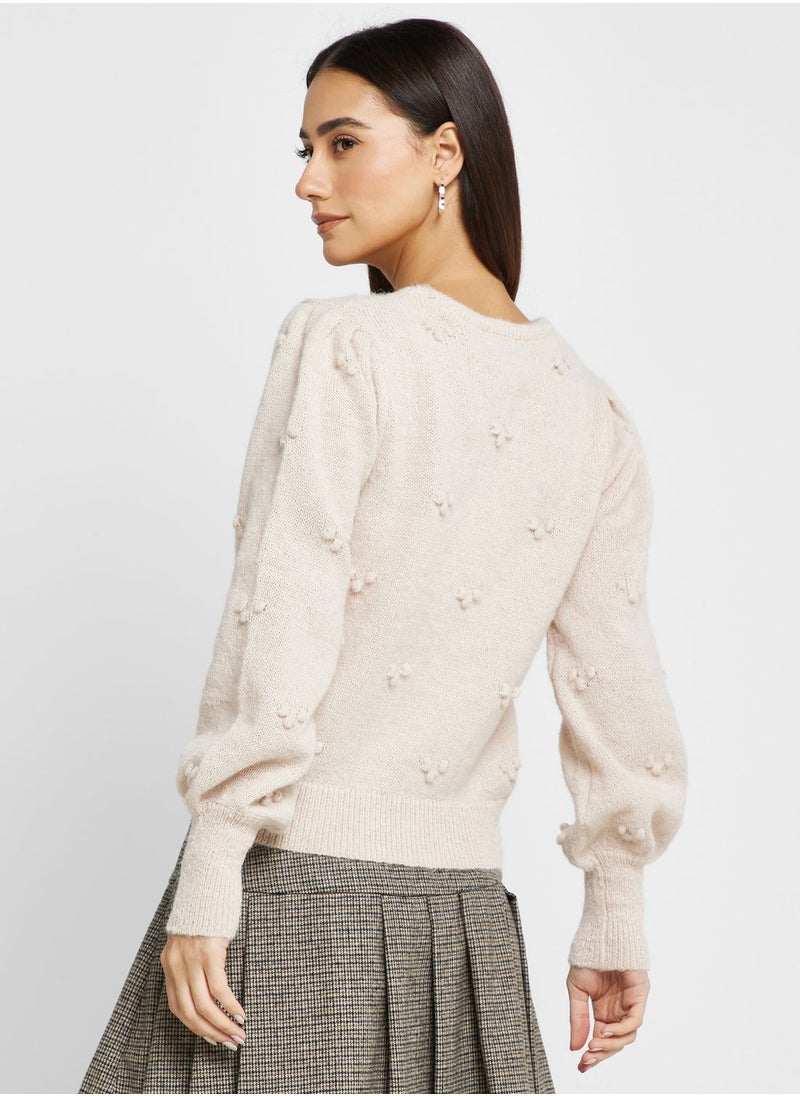 Jacqueline de Yong - Button Detail Cardigan - Image 1
