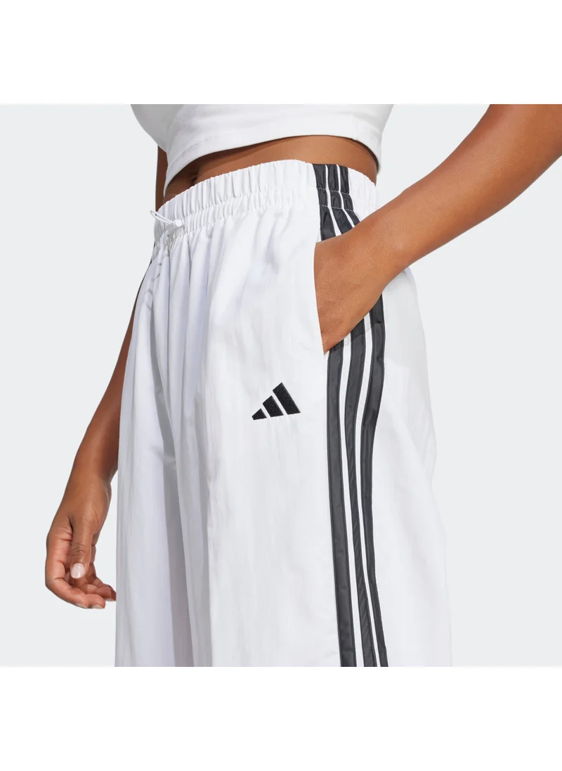 اديداس Essentials 3 Stripes Lifestyle Woven Parachute Tracksuit Pants