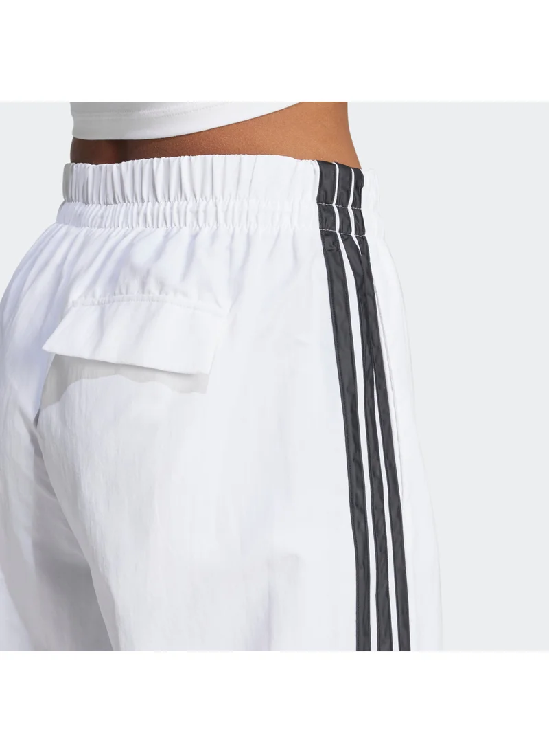اديداس Essentials 3 Stripes Lifestyle Woven Parachute Tracksuit Pants