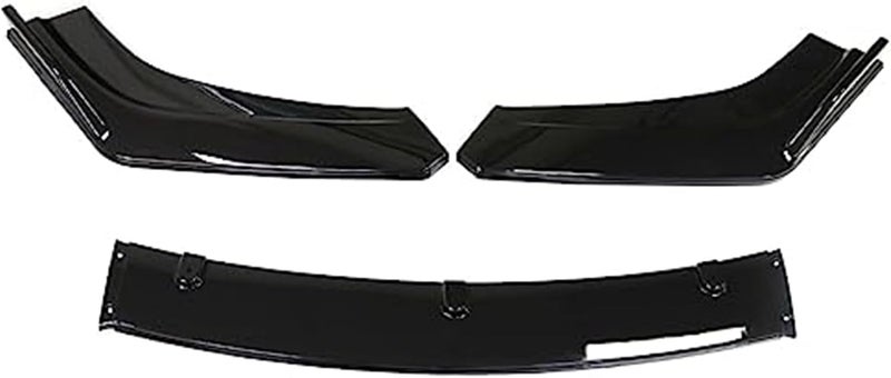 QASULER 3PCS Front Bumper Lip Spoiler Kit for Civic - Image 1
