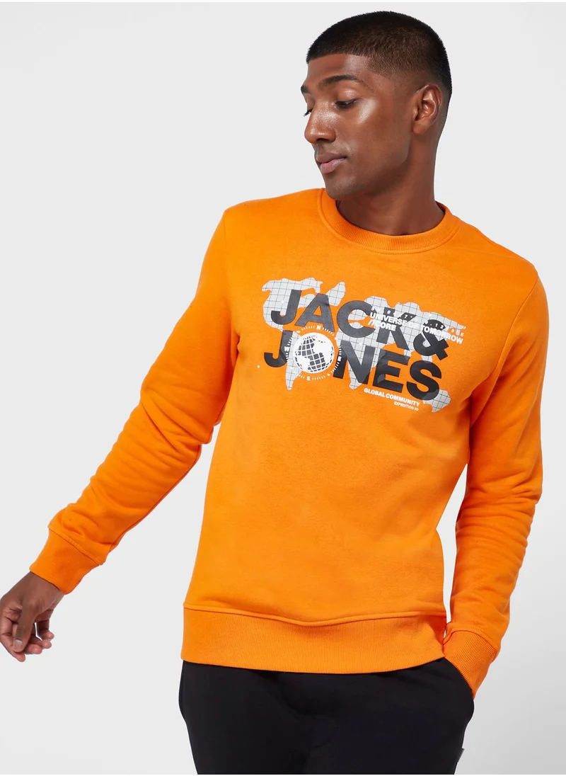 JACK & JONES Logo Sweatshirt