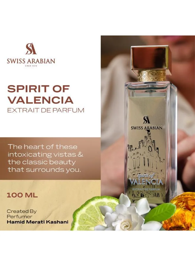 Swiss Arabian Perfumes Swiss Arabian Spirit Of Valencia Extrait De Parfum 100ml