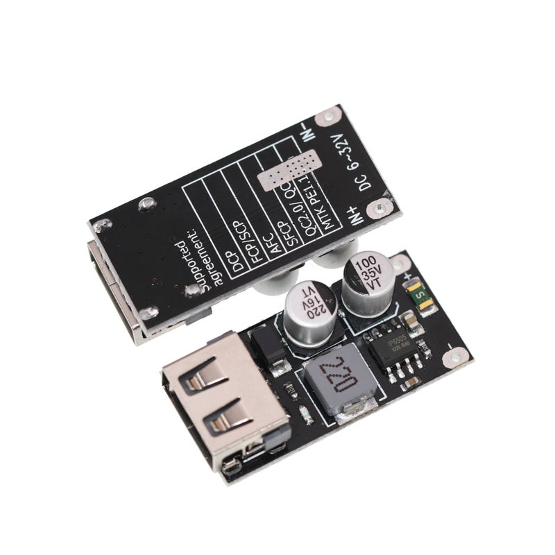 وحدة خفض الجهد Dc Qc2.0 Qc3.0 شحن سريع لوحة شحن USB للهاتف المحمول تدعم أبل هواوي Fcp - Image 4