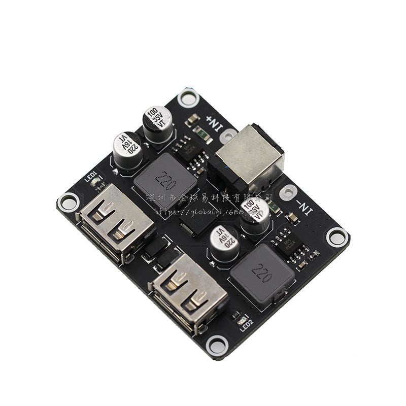وحدة خفض الجهد Dc Qc2.0 Qc3.0 شحن سريع لوحة شحن USB للهاتف المحمول تدعم أبل هواوي Fcp - Image 3