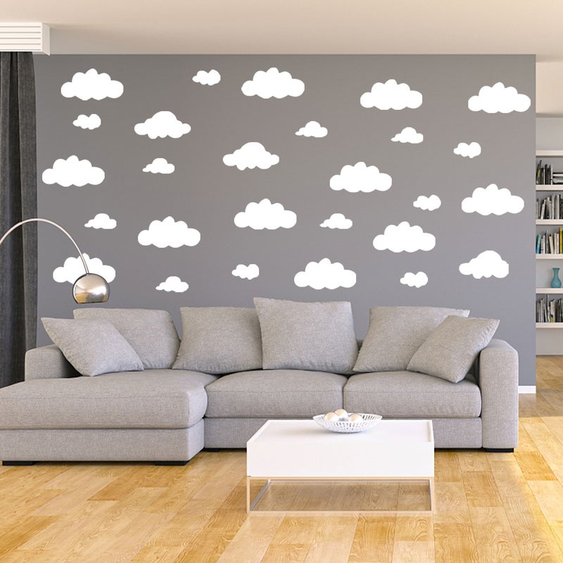 🏠 ملصقات حائط لاصقة بتصميم سحابة لتزيين الغرف من مادة في سي متينة - Image 5