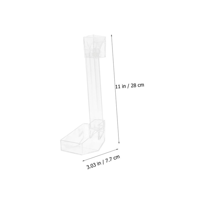 Automatic Fish Feeder Tube And Dish 28cm For Aquarium Vacation Betta Shrimp Feeding - Image 3