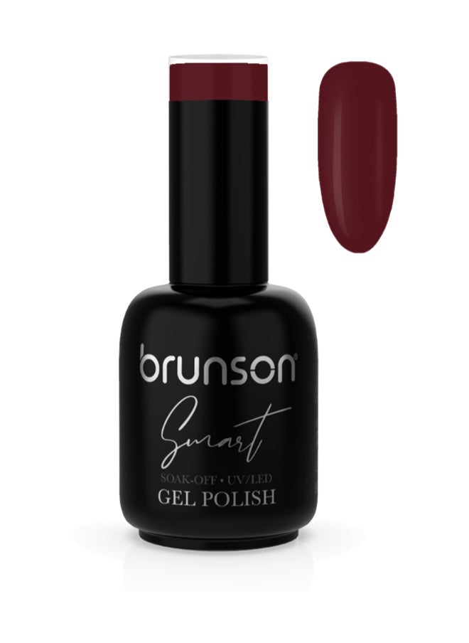 brunson Smart Gel Polish 15ml – Glossy Shine Finish, Long-Lasting UV Soak Off Gel Nail Paint, Chip-Resistant, Salon Quality for Nail Art, French Manicure & Pedicure Extensions  - Image 1