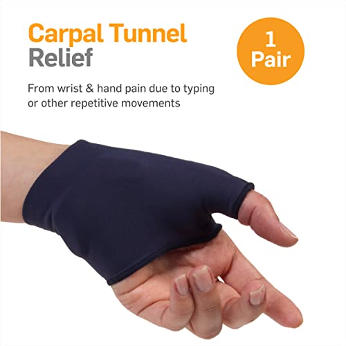 NatraCure Computer Gloves (Carpal Tunnel Relief) - Size: Small - One Pair (Reversible) - (For Wrist and Hand Pain Relief from Typing and Other Repetitive Movements) - Image 2