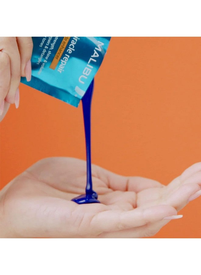 Malibu C Miracle Repair Hair Reconstructor, Blonde Enhancer (1 Packet) - Nourishing Hair Repair Treatment for Damaged Blonde Strands - Relieves Hair Discoloration - Image 2