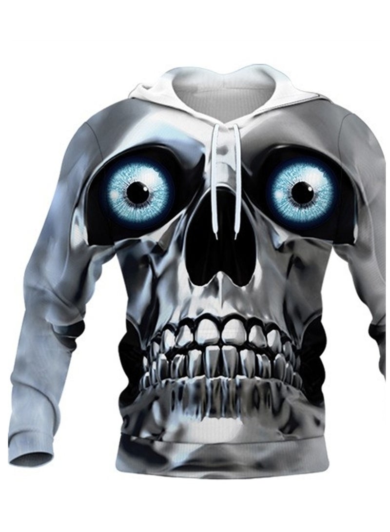 طقم هوديس عصري مكون من قطعتين بنمط جديد غير رسمي وطباعة رقمية ثلاثية الأبعاد - Image 3