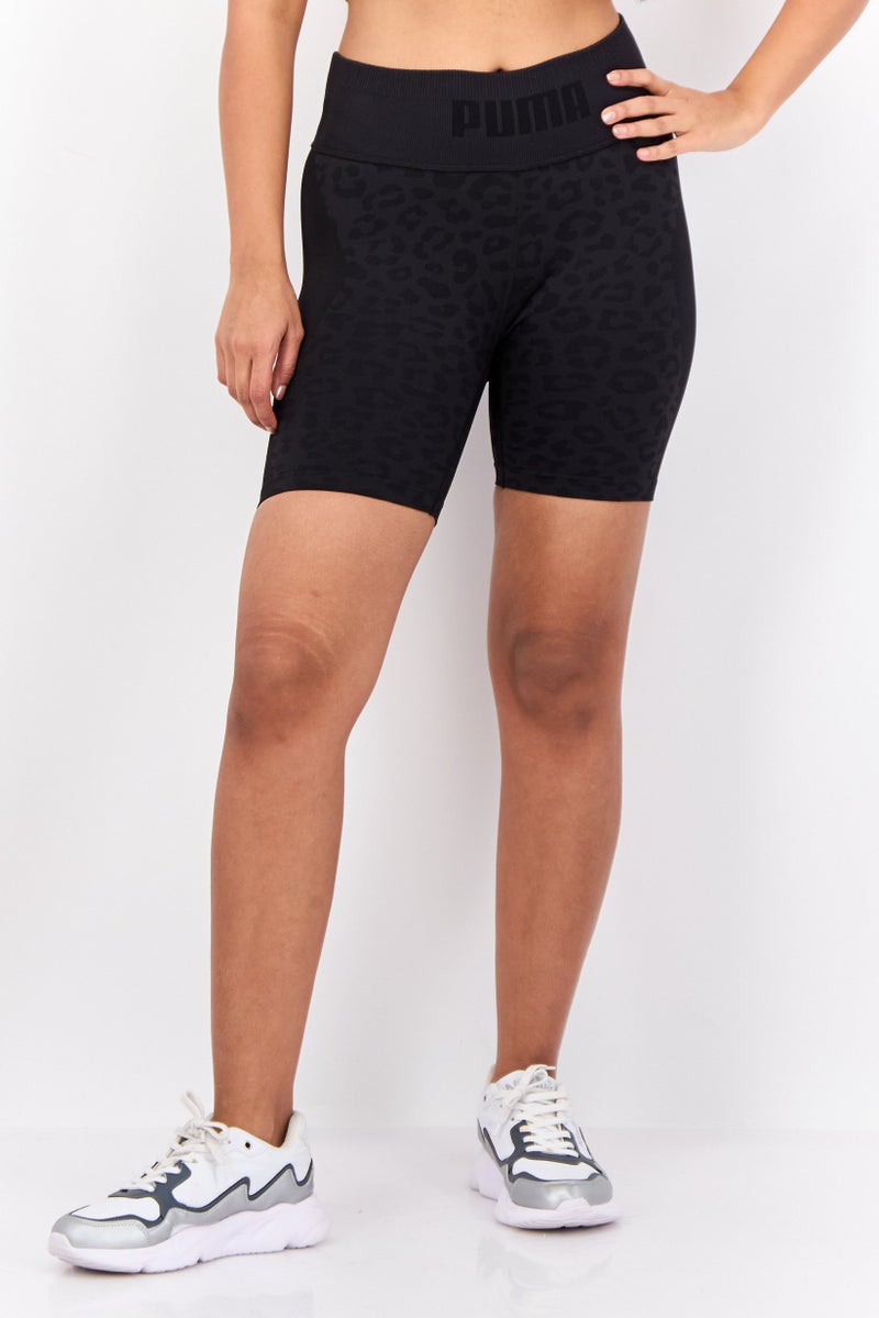 PUMA Women Sportswear Fit Training Shorts, Black - Image 1