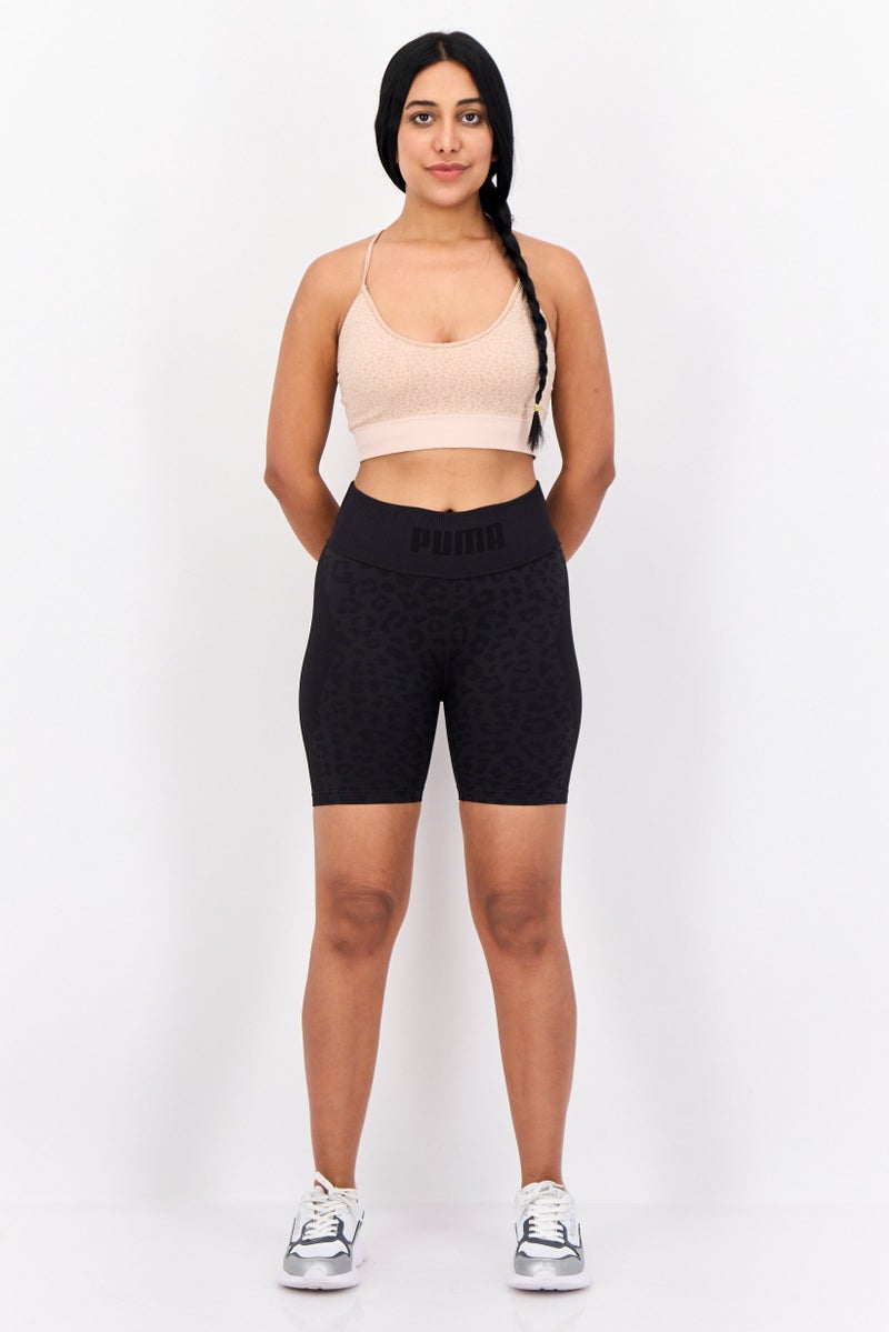 PUMA Women Sportswear Fit Training Shorts, Black - Image 4