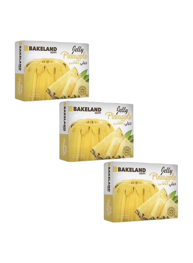 Bakeland Jelly Pineapple- 70gm (Pack of 3) - Image 1