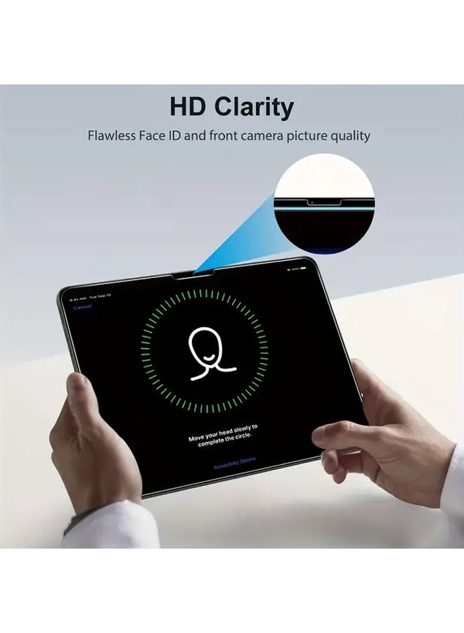 2 Pack Tempered Glass Screen Protector For iPad Pro 11 Inch 2025 Model Anti Fingerprint HD Protection - Image 5