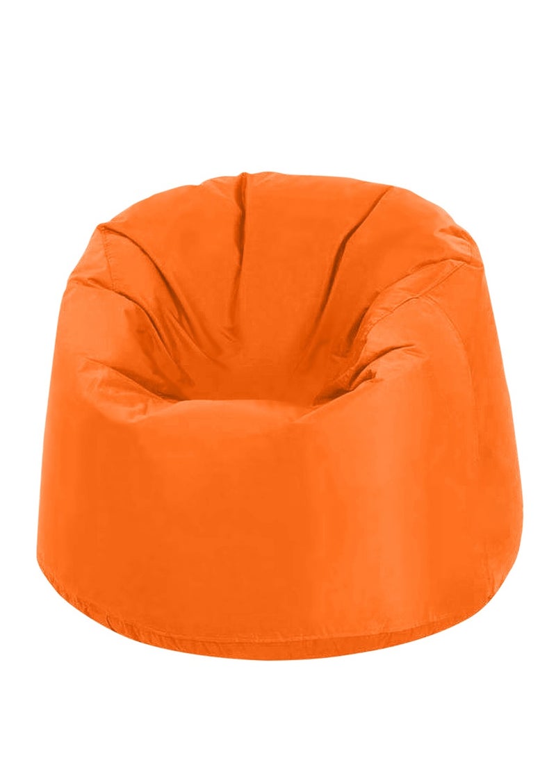 ANDERSON Ultra Soft Small Luxury Waterproof BeanBag Chair Filling with Beans Highly Comfortable Suitable For Kids Orange Colour - Image 1