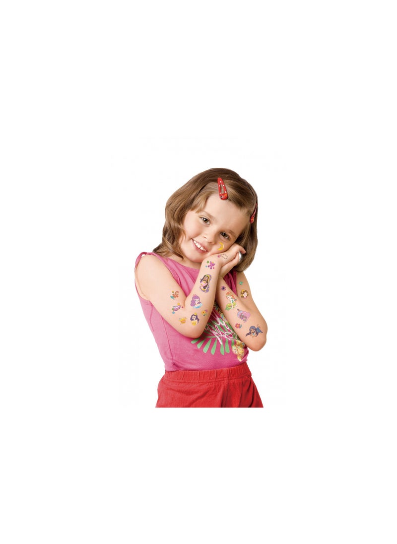 Avenir Tattoo Sticker - Princess | 52pc Set of Temporary Tattoos - High-Quality Water-Based Ink - Safe and Easy to Apply and Remove - Lasts 3-5 Days for Kids 3+  - Image 2