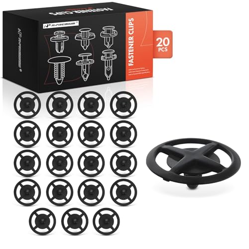 A-Premium أ-بريميوم 20 قطعة مشابك عزل غطاء محرك من النايلون متوافقة مع نيسان ألتيما، روج، سنترا، فيرسا، فرونتير، مورانو، بايثفايندر، ماكسيما، تيتان، أرمادا، ليف، كيكز، NV200، إكستيرا، كويست - Image 1