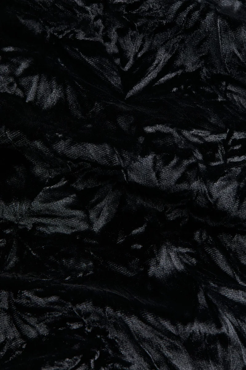 H&M Crushed velour vest top