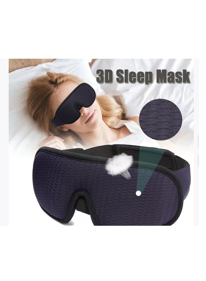 Soft and Darkening 3D Eye Mask: The Perfect Sleep Anytime, Anywhere - Image 1