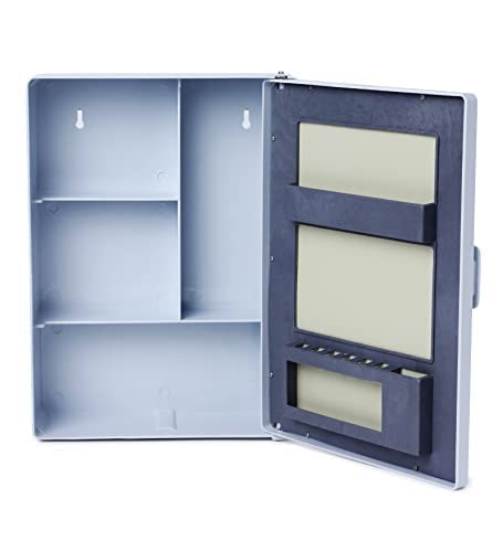 zahab Bathroom Cabinet with Mirror Door- 12x16, Grey (Plastic) - Image 3
