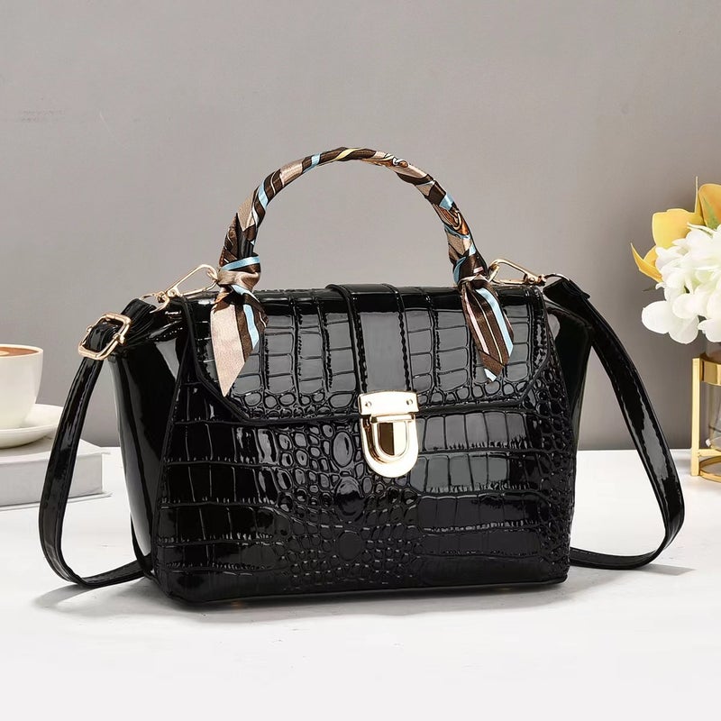 New Style Stone Pattern Handbag Trendy Fashionable All-Match Crossbody Bag Korean Style Retro Niche Large Capacity Shoulder Bag - Image 2