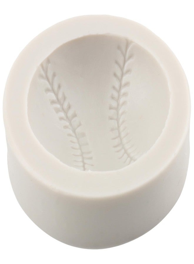 YANQINMS Ball Silicone Molds Baseball Fondant Molds Sports Theme Silicone Mold Baseball Chocolate Candy Mold For Sugar Cake Decorating Cupcake Topper Gum Paste Polymer Clay - Image 4