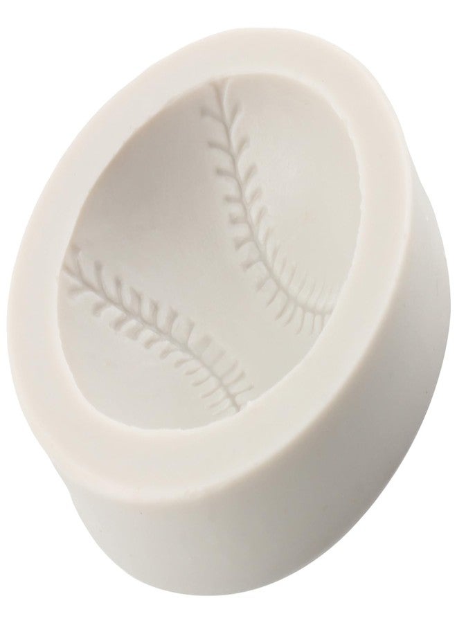 YANQINMS Ball Silicone Molds Baseball Fondant Molds Sports Theme Silicone Mold Baseball Chocolate Candy Mold For Sugar Cake Decorating Cupcake Topper Gum Paste Polymer Clay - Image 3