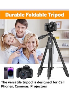 PADOM Padom 50 Inch Aluminum Tripod, Video Tripod for Cellphone, Camera, Universal Tripod with Wireless Remote, Compatible with iPhone Xs/Xr/X/8/8 Plus/Samsung Galaxy/Google/GoPro Hero  - Image 5
