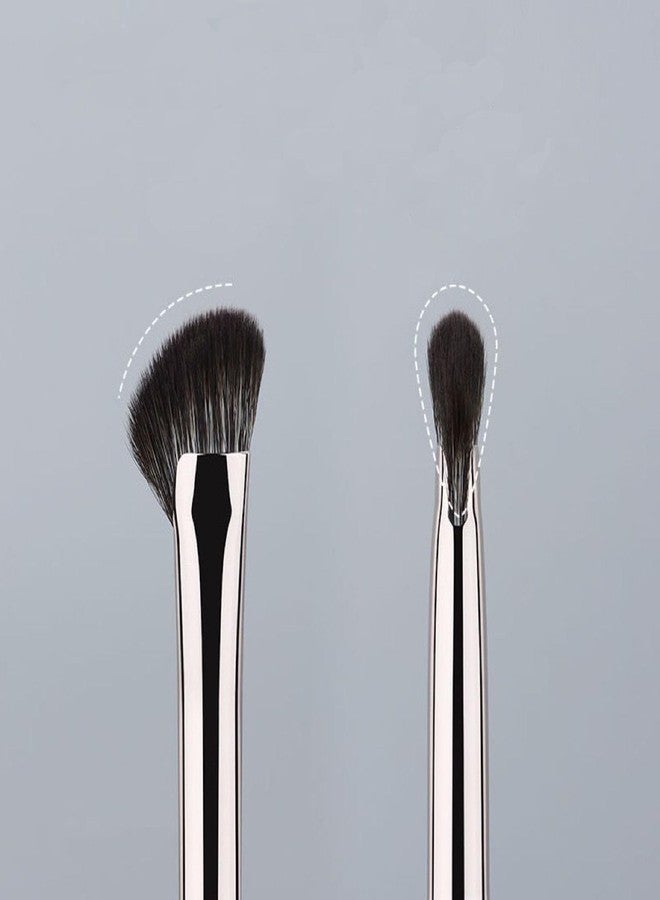 TEONEI Nose Contour Brush Half Fan-Shape Nose Shadow Brush Angled Concealer Brush Under Eye Blushes Highlighter Brushes for Blending Liquid Cream Powder Cosmetics - Image 5