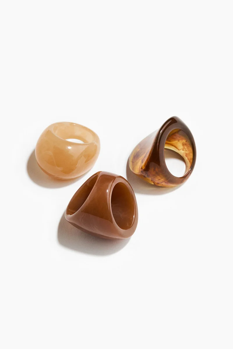 اتش اند ام خواتم سميكة - عبوة من 3 قطع