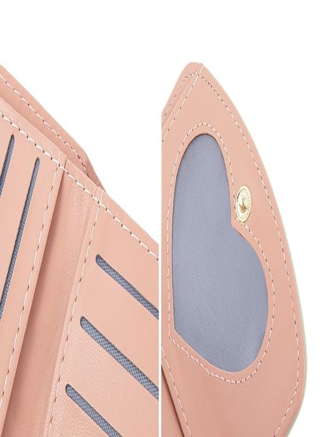 Alexvyan Compact Tri-fold Wallet with Kiss Lock Pocket, PU Leather, Women's Purse Wallet Organizer Female Hand Clutch Women/Ladies/Girls Wallets Credit Card Holder - White - Image 3