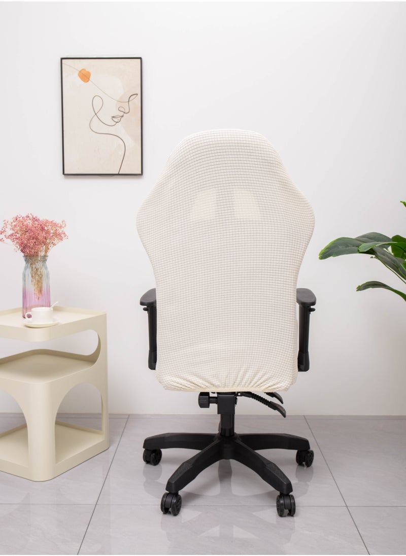 Generic Gaming Chair Covers Slipcovers with Armrest Covers,Stretch Game Computer Office Desk Chair Cover Protector,Soft Polyester Fabric,Rotating Armchair Covers,Without Chair  - Image 4