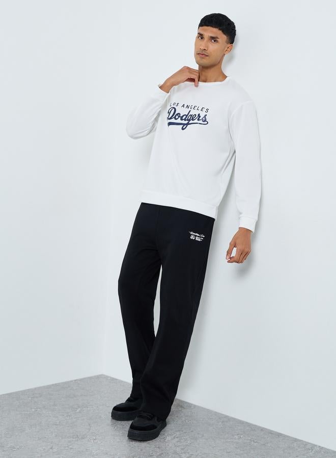 ستايلي بنطال جوغرز فضفاض بطبعة كتابة - Image 2