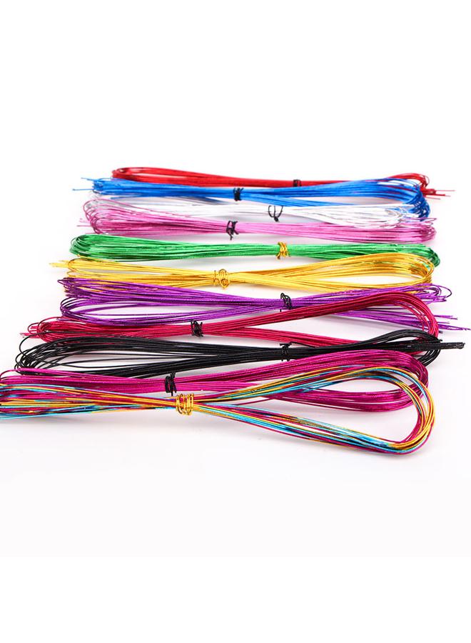 Bluejw Postage No. 22 No. 24 Color Fine Wire Mesh Flower Material Color Soft Tie Line DIY Handmade Flower Art Iron Ficus - Image 4