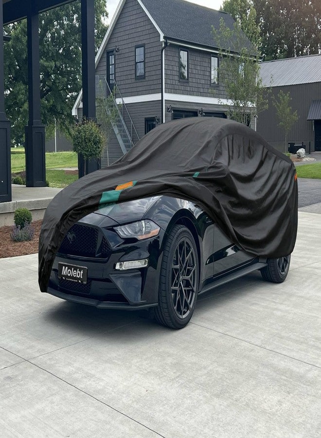 Molebt Ford Mustang Car Cover Waterproof All Weather for Automobiles, Indoor Outdoor Full Exterior Covers Fit 2017-2023 Ford Mustang, Sun Rain Dust UV Protection. - Image 5