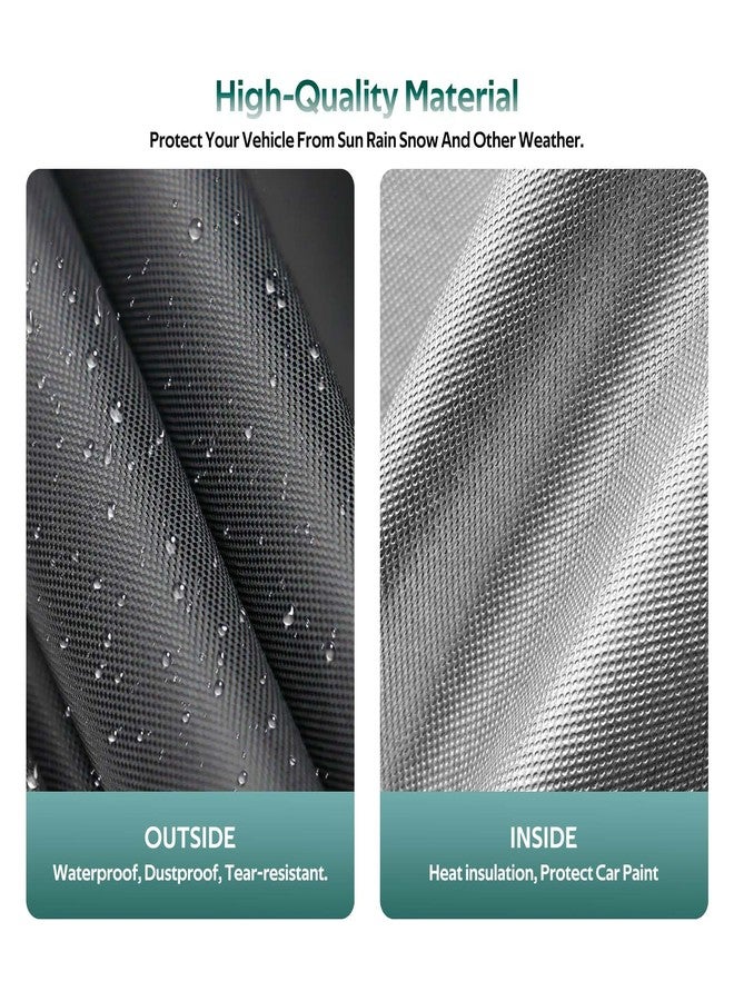 Molebt Ford Mustang Car Cover Waterproof All Weather for Automobiles, Indoor Outdoor Full Exterior Covers Fit 2017-2023 Ford Mustang, Sun Rain Dust UV Protection. - Image 2