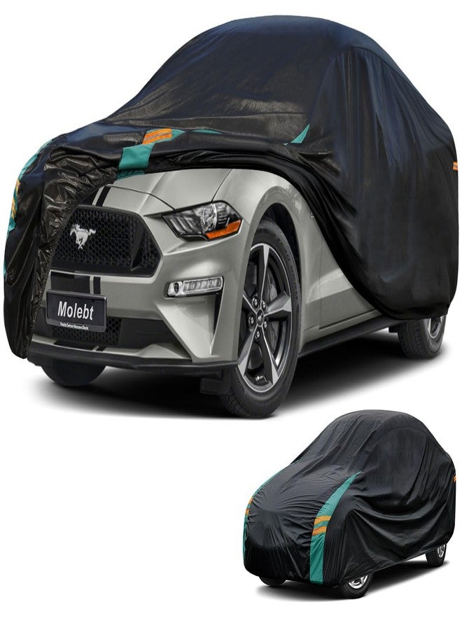 Molebt Ford Mustang Car Cover Waterproof All Weather for Automobiles, Indoor Outdoor Full Exterior Covers Fit 2017-2023 Ford Mustang, Sun Rain Dust UV Protection. - Image 1