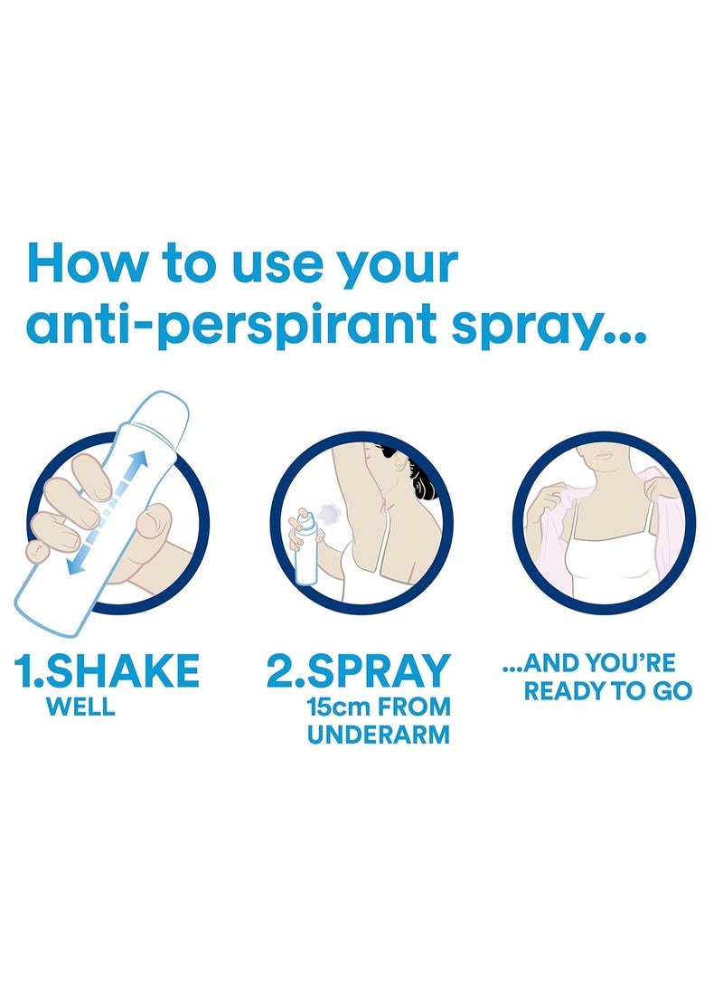 دوف مزيل عرق بخاخ للنساء من دوف، برائحة الرمان والليمون، 250 مل - Image 4