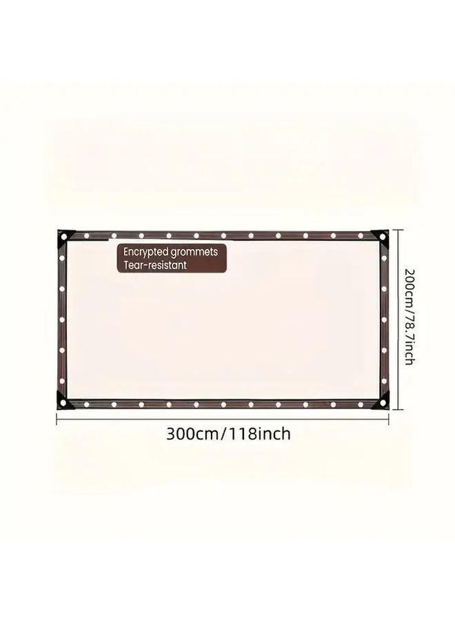 Transparent Rain Cover 118.11 x 157.48 Inch for Patio Porch Greenhouse Camping - Image 3