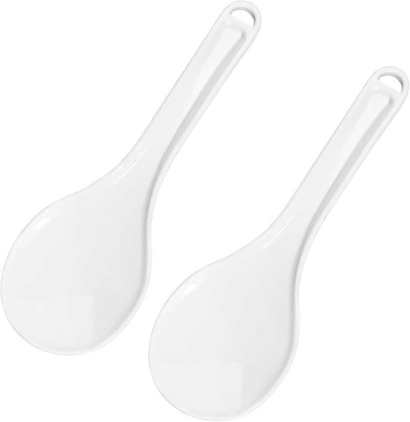 Sliverdew 2PCS Plastic Rice Serving Spoon Paddle, Non-Stick, 7.87 Inch, 573290 1 w4tzxzWir - Image 1