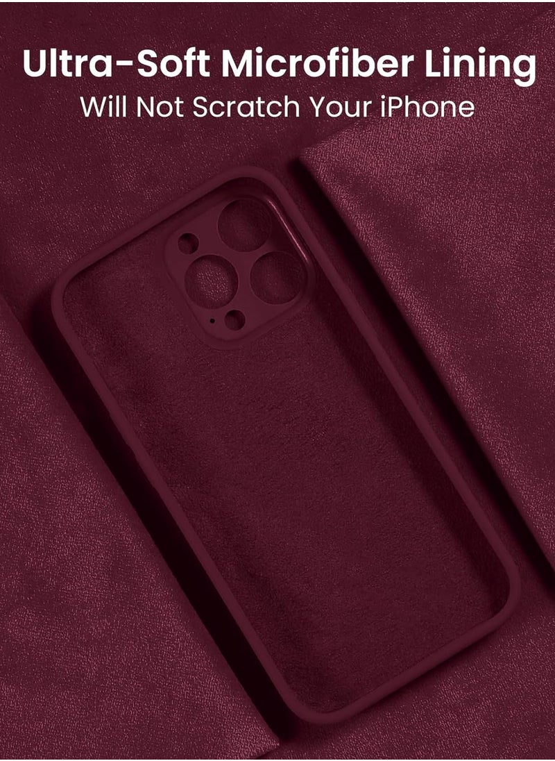 ELTRAZONE - Designed for iPhone 15 Pro Max Case, Silicone Upgraded [Camera Protection] for iPhone 15 ProMax Case with [2 Screen Protectors], Anti-Scratch Microfiber Lining, 6.7 inch, Plum - Image 1