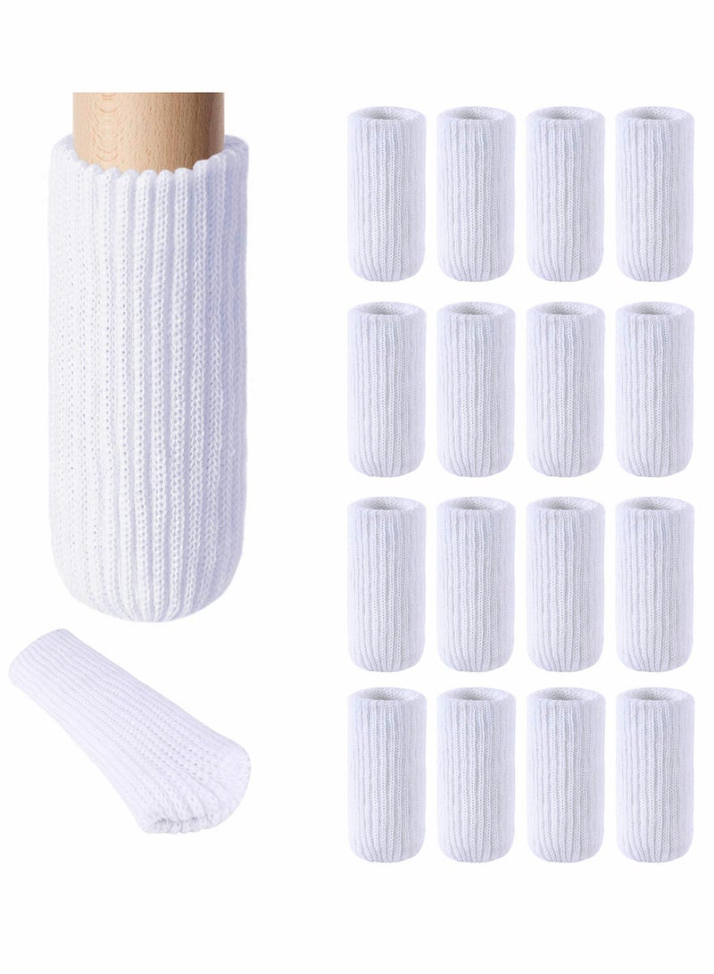 SYOSI Chair Leg Socks 16 Pcs High Elastic Knitted Chair Leg Floor Protectors Thickening Furniture Socks  - Image 1