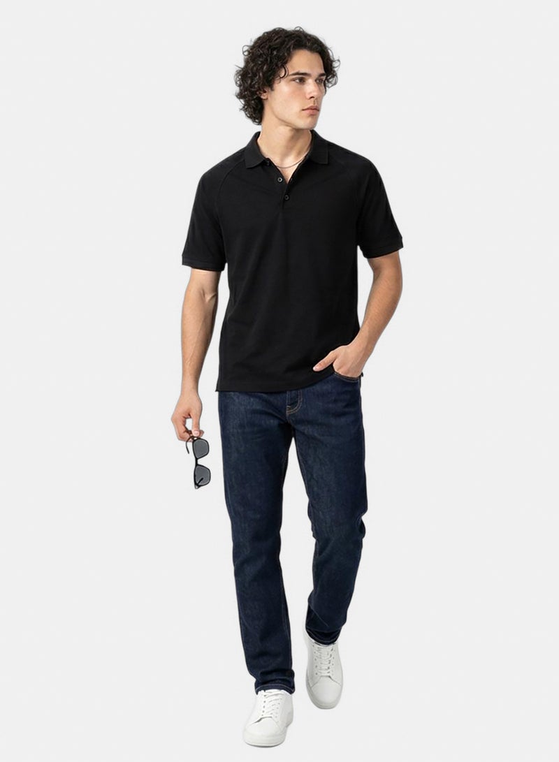 Ravin Men's Raglan Sleeve Essential Polo Shirt - Image 4