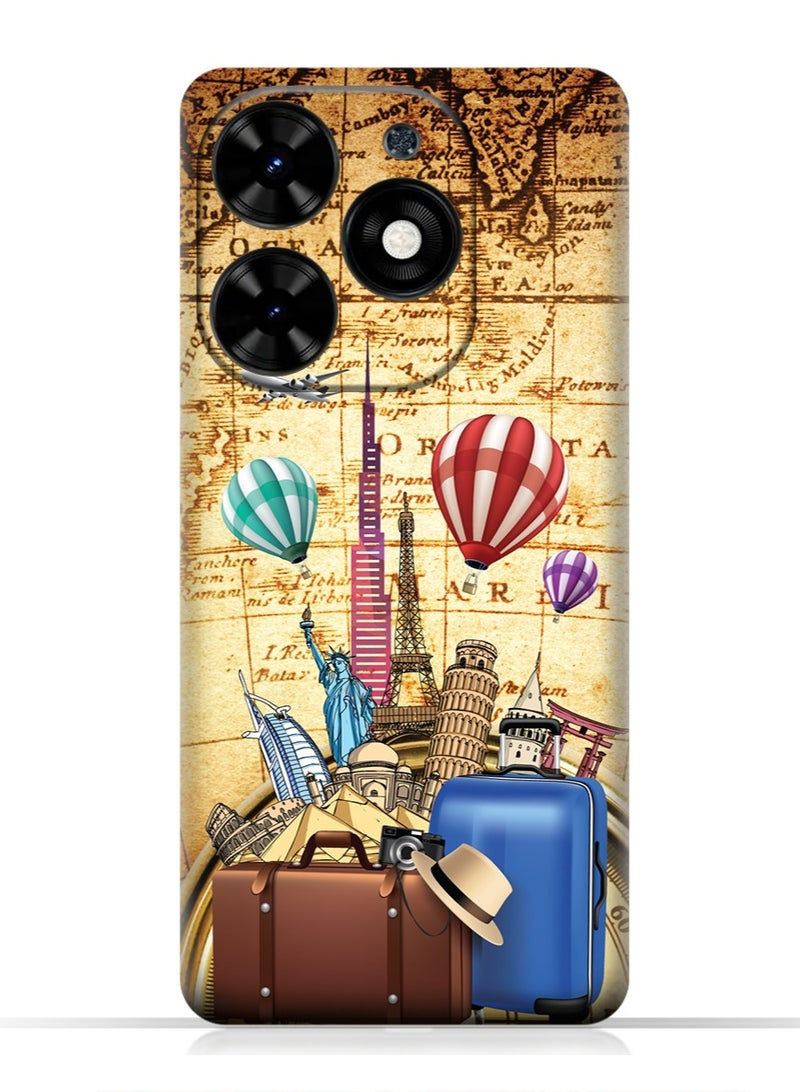 إيه إم سي ديزاين غطاء حماية بطبعة هاتف تكنو سبارك 20C - Image 1