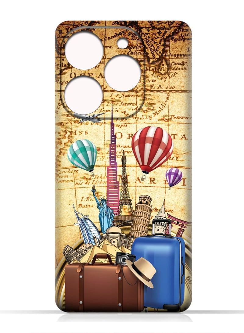 إيه إم سي ديزاين غطاء حماية بطبعة هاتف تكنو سبارك 20C - Image 2